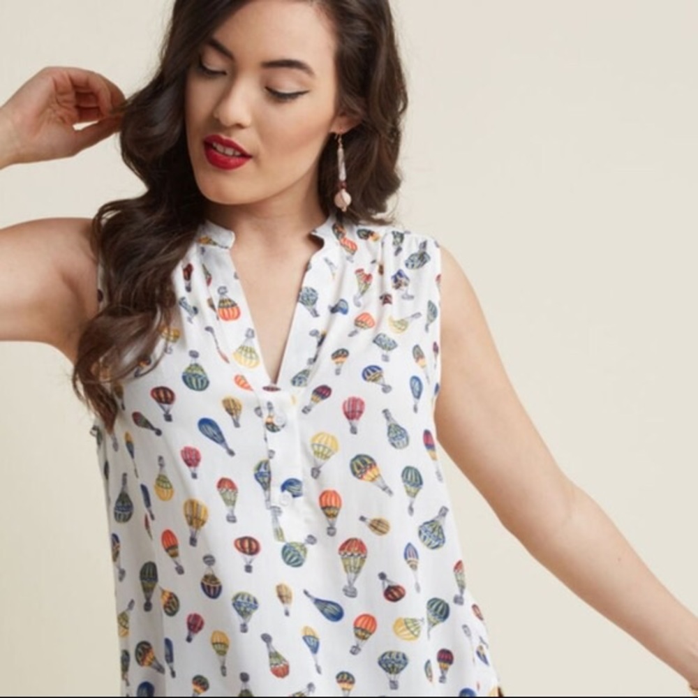 ModCloth fun 2 fun hot air balloon top